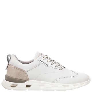 Ανδρικά Sneakers 12295A-4652AM-RUSH Δέρμα-Δέρμα Καστόρι Off White Ambitious