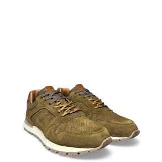 Ανδρικά Sneakers 13905D-11276AM-VINCE Δέρμα Καστόρι Καφέ AMBITIOUS