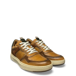 Ανδρικά Sneakers 14095C-6581AM-AKTIF Δέρμα Ταμπά AMBITIOUS