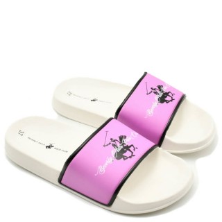 Γυναικείες Παντόφλες 2907-SLIDE-DONNA Καουτσούκ Λιλά BEVERLY HILLS POLO CLUB