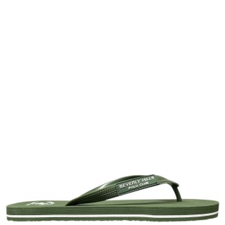 Ανδρικές Σαγιονάρες & Παντόφλες BHM519100-0027-SUNDAY MIX Σιλικόνη Χακί BEVERLY HILLS POLO CLUB