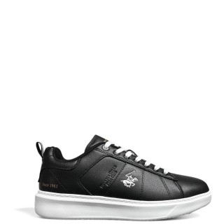 Ανδρικά Sneakers BHM524401-0003-KANYE LTX Eco-Leather Μαύρο BEVERLY HILLS POLO CLUB