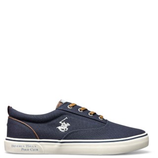 Ανδρικά Sneakers BHM610210-BATH CVS Ύφασμα Μπλέ BEVERLY HILLS POLO CLUB