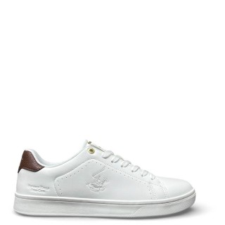 Ανδρικά Sneakers BHM614000-HILLS MIX Eco-Leather Λευκό BEVERLY HILLS POLO CLUB
