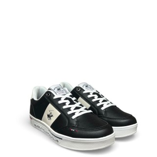 Ανδρικά Sneakers BHM614100-DANIEL ORTEGA LTX Eco-Leather Μαύρο BEVERLY HILLS POLO CLUB