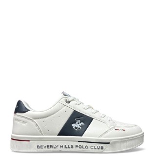 Ανδρικά Sneakers BHM614100-DANIEL ORTEGA LTX Eco-Leather Λευκό BEVERLY HILLS POLO CLUB