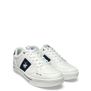 Ανδρικά Sneakers BHM614100-DANIEL ORTEGA LTX Eco-Leather Λευκό BEVERLY HILLS POLO CLUB