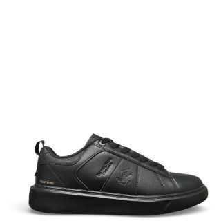 Ανδρικά Sneakers BHM614400-KANYE LTX Eco-Leather Μαύρο BEVERLY HILLS POLO CLUB