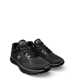 Ανδρικά Sneakers BHM616100-APES HILL Ύφασμα Μαύρο BEVERLY HILLS POLO CLUB