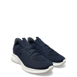 Ανδρικά Sneakers BHM616400-STENFORD KNIT Ελαστικό Ύφασμα Μπλέ BEVERLY HILLS POLO CLUB
