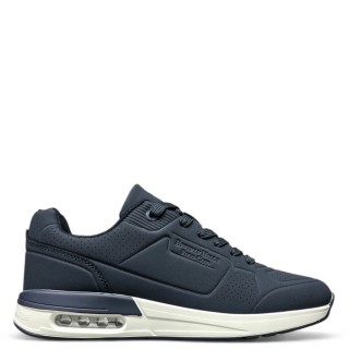 Ανδρικά Sneakers BHM617005-CALEB MIX Eco-Leather Μπλέ BEVERLY HILLS POLO CLUB