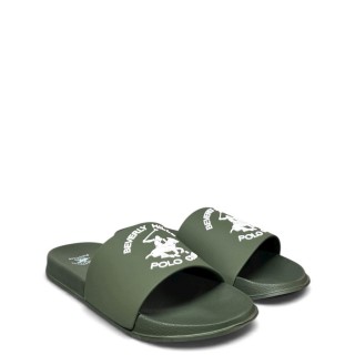 Ανδρικές Σαγιονάρες & Παντόφλες BHM619100-0027-MARNI MIX Σιλικόνη Χακί BEVERLY HILLS POLO CLUB