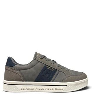 Ανδρικά Sneakers BHM624106-0028-DANIEL ORTEGA MIX Eco-Leather-Eco-Suede Γκρι BEVERLY HILLS POLO CLUB