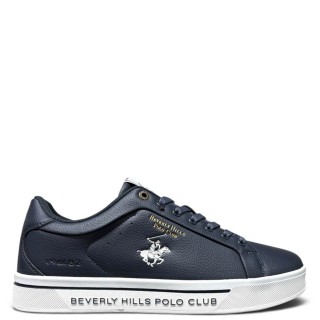 Ανδρικά Sneakers BHM624110-1108-PRESTON LT Eco-Leather Μπλέ BEVERLY HILLS POLO CLUB