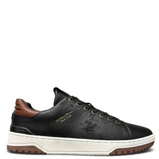 Ανδρικά Sneakers BHM625505-0003-RITUAL MIX Eco-Leather Μαύρο BEVERLY HILLS POLO CLUB