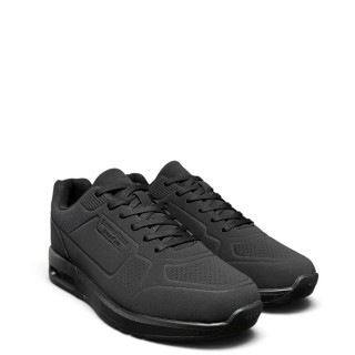 Ανδρικά Sneakers BHM627005-0003-CALEB MIX Eco-Leather Μαύρο BEVERLY HILLS POLO CLUB