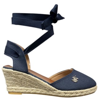 Γυναικείες Πλατφόρμες BHW511000-1108-MILLY MIX Καμβάς Μπλέ BEVERLY HILLS POLO CLUB