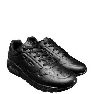 Γυναικεία Sneakers BHW517100-0003-SUMMER LTX Eco-Leather Μαύρο BEVERLY HILLS POLO CLUB