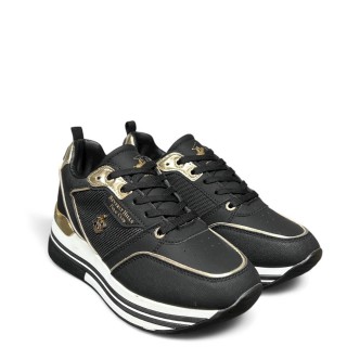 Γυναικεία Sneakers BHW523305-0003-SOPHIA MIX Eco-Leather Μαύρο BEVERLY HILLS POLO CLUB Γυναικεία Sneakers BHW523305-0003-SOPHIA MIX Eco-Leather Μαύρο BEVERLY HILLS POLO CLUB