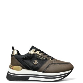 Γυναικεία Sneakers BHW523305-0499-SOPHIA MIX Eco-Leather Καφέ BEVERLY HILLS POLO CLUB