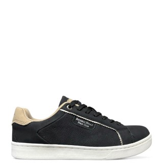 Γυναικεία Sneakers BHW524001-0003-VICTORIA LTX Eco-Leather Μαύρο BEVERLY HILLS POLO CLUB