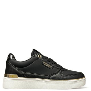 Γυναικεία Sneakers BHW615305-FLEXY LTX Eco-Leather Μαύρο BEVERLY HILLS POLO CLUB