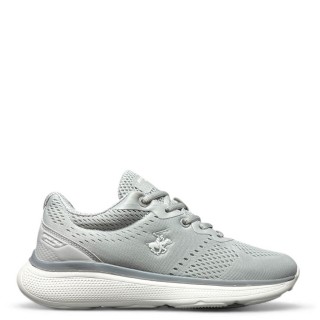Γυναικεία Sneakers BHW616100-APES HILL MIX Ύφασμα Γκρι BEVERLY HILLS POLO CLUB