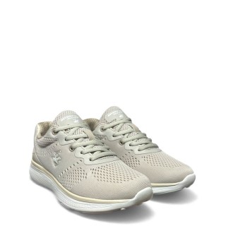 Γυναικεία Sneakers BHW616100-APES HILL MIX Ύφασμα Μπεζ BEVERLY HILLS POLO CLUB
