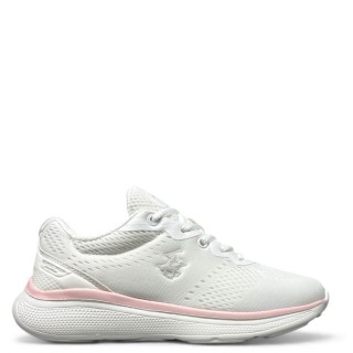 Γυναικεία Sneakers BHW616100-APES HILL MIX Ύφασμα Λευκό BEVERLY HILLS POLO CLUB