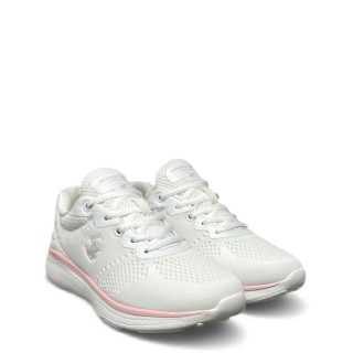 Γυναικεία Sneakers BHW616100-APES HILL MIX Ύφασμα Λευκό BEVERLY HILLS POLO CLUB