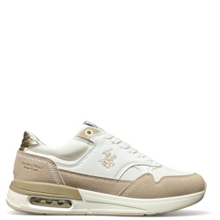 Γυναικεία Sneakers BHW617000-TEAM MIX Ύφασμα-Eco-Leather Μπεζ BEVERLY HILLS POLO CLUB