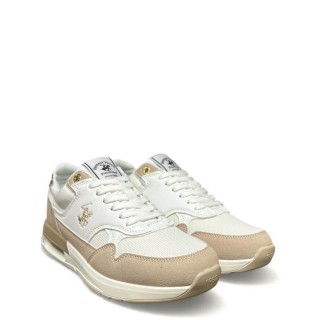 Γυναικεία Sneakers BHW617000-TEAM MIX Ύφασμα-Eco-Leather Μπεζ BEVERLY HILLS POLO CLUB