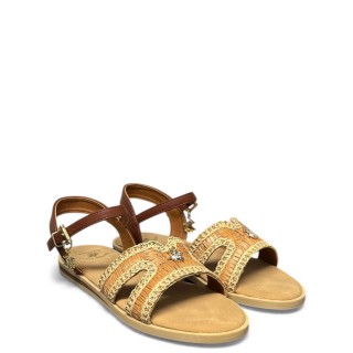 Γυναικεία Πέδιλα BHW619720-2430-MARYLIN MIX Ψάθα Ταμπά BEVERLY HILLS POLO CLUB