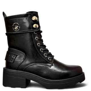 Γυναικεία Μποτάκια BHW621420-0003-SUMMER Eco-Leather Μαύρο BEVERLY HILLS POLO CLUB