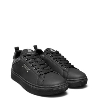 Γυναικεία Sneakers BHW625201-0003-HUBY LTX 2 Eco-Leather Μαύρο BEVERLY HILLS POLO CLUB