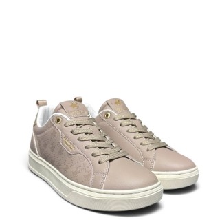 Γυναικεία Sneakers BHW625205-0044-KELLE LTX Eco-Leather Nude BEVERLY HILLS POLO CLUB