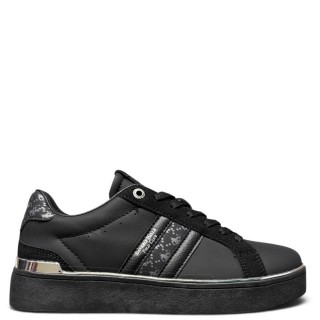 Γυναικεία Sneakers BHW625311-0003-JUDI LTX Eco-Leather Μαύρο BEVERLY HILLS POLO CLUB