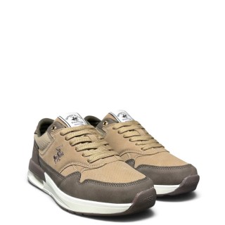 Γυναικεία Sneakers BHW627000-0788-TEAM MIX Eco-Leather Καφέ-Μπεζ BEVERLY HILLS POLO CLUB