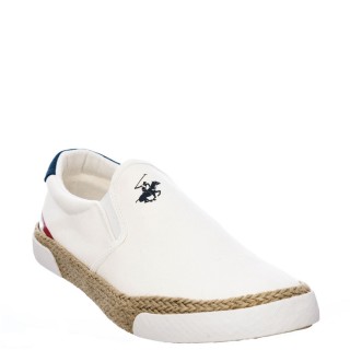 Ανδρικές Εσπαντρίγιες HM6780 Ύφασμα Λευκό BEVERLY HILLS POLO CLUB