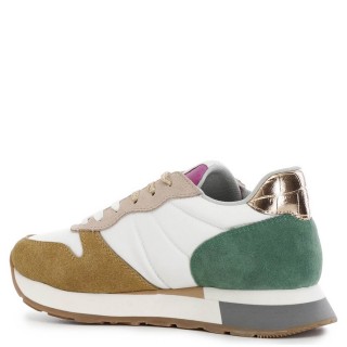 Γυναικεία Sneakers DB6001 Δέρμα Καστόρι Πολύχρωμο CAFENOIR