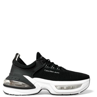 Ανδρικά Sneakers YM0YM00987-CHUNKY COMFAIR LOW MIX MTR Ελαστικό Ύφασμα Μαύρο CALVIN KLEIN