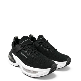 Ανδρικά Sneakers YM0YM00987-CHUNKY COMFAIR LOW MIX MTR Ελαστικό Ύφασμα Μαύρο CALVIN KLEIN