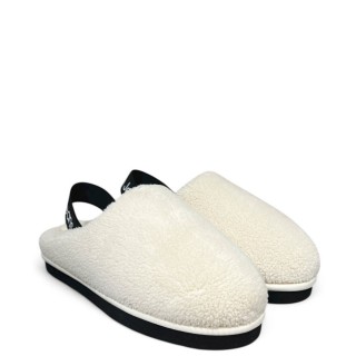 Γυναικεία Mules YW0YW01157-HOME CLOG SURFACES Γούνα Εκρού CALVIN KLEIN