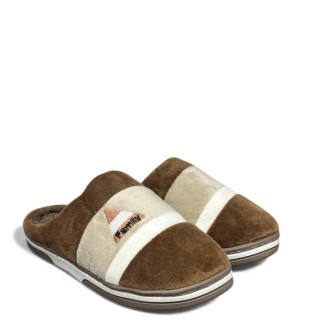 Γυναικείες Χειμερινές Παντόφλες CDCΜ251034 Πετσετέ Καφέ CASA DE CALMA