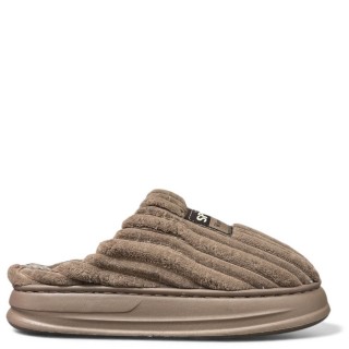 Γυναικείες Χειμερινές Παντόφλες CDCΜ251035 Γούνα Καφέ CASA DE CALMA