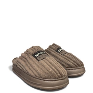 Γυναικείες Χειμερινές Παντόφλες CDCΜ251035 Γούνα Καφέ CASA DE CALMA