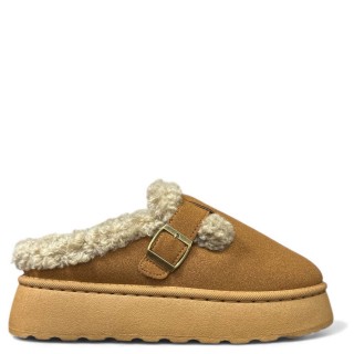 Γυναικεία Mules CDCW251030 Eco-Leather Nubuck Ταμπά CASA DE CALMA