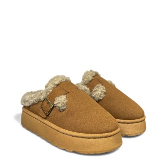 Γυναικεία Mules CDCW251030 Eco-Leather Nubuck Ταμπά CASA DE CALMA