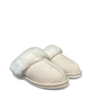 Γυναικείες Χειμερινές Παντόφλες CDCW251031 Eco-Suede Nude CASA DE CALMA