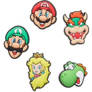  10007701-Super Mario 5 Pack Σιλικόνη Πολύχρωμο CROCS